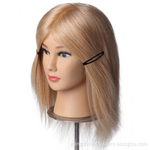 Hair human wig product mannequin head hairdressing training heads